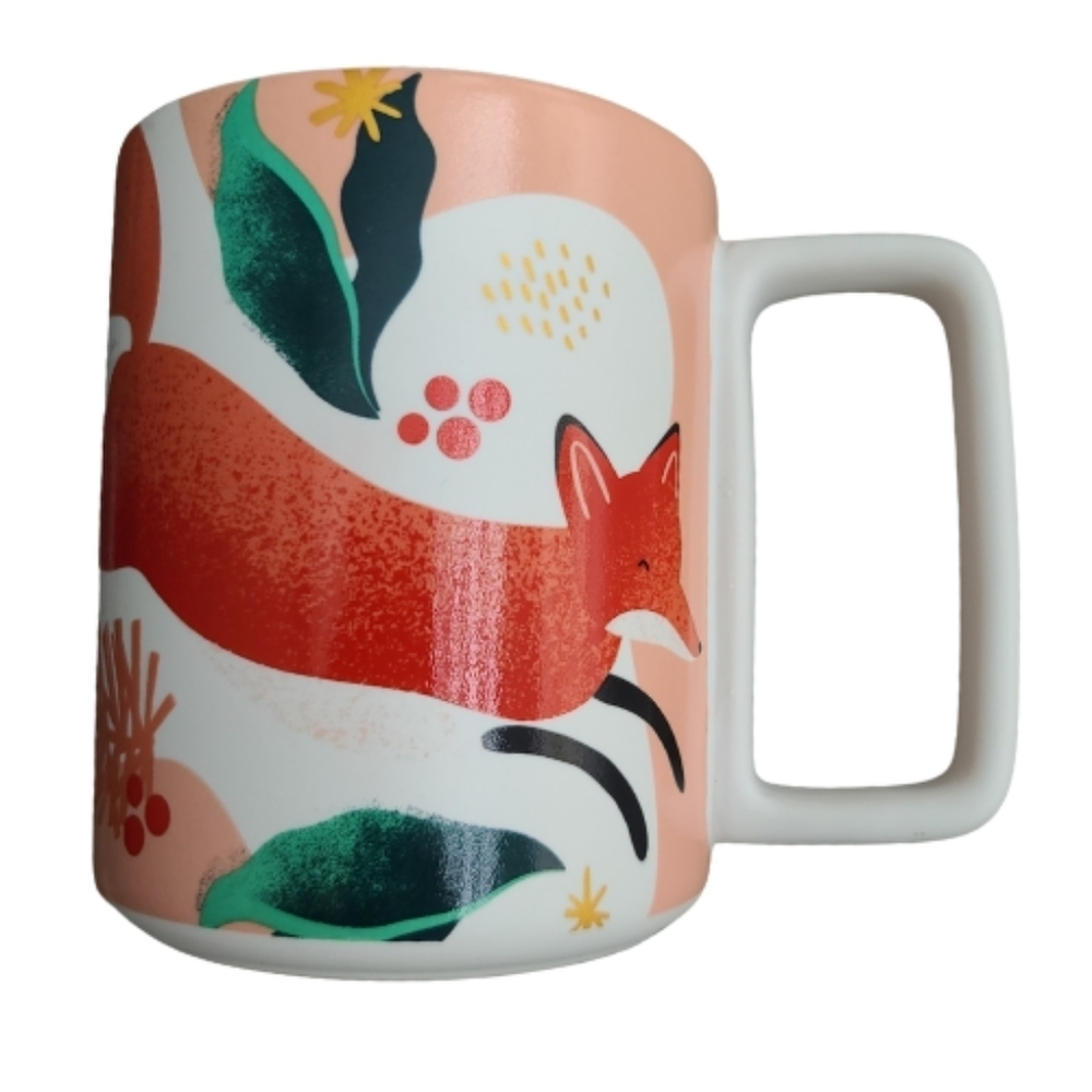 Starbucks Mug Christmas Series Pink Fox Holiday 2019 Collectibles Coffee Lover